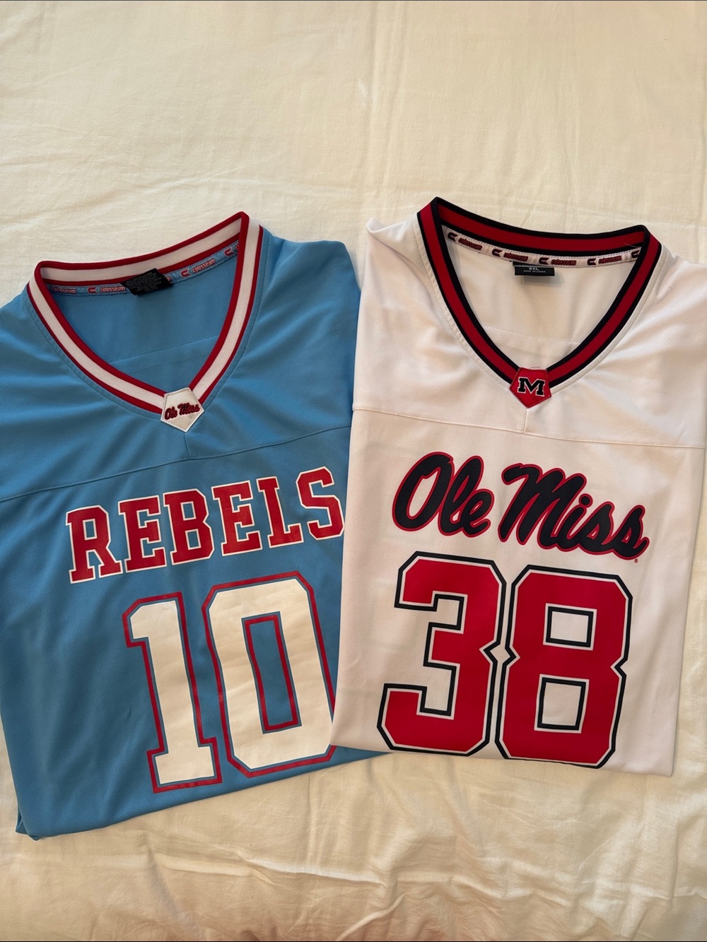 2 Ole Miss Rebels Football Jerseys Men’s  Plus Size  Hotty Toddy